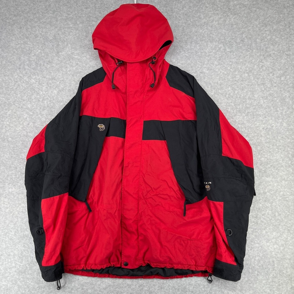 Mountain Hardwear Conduit Jacket Men's Large Full Zip Hooded Ski Gorp Flaws Read